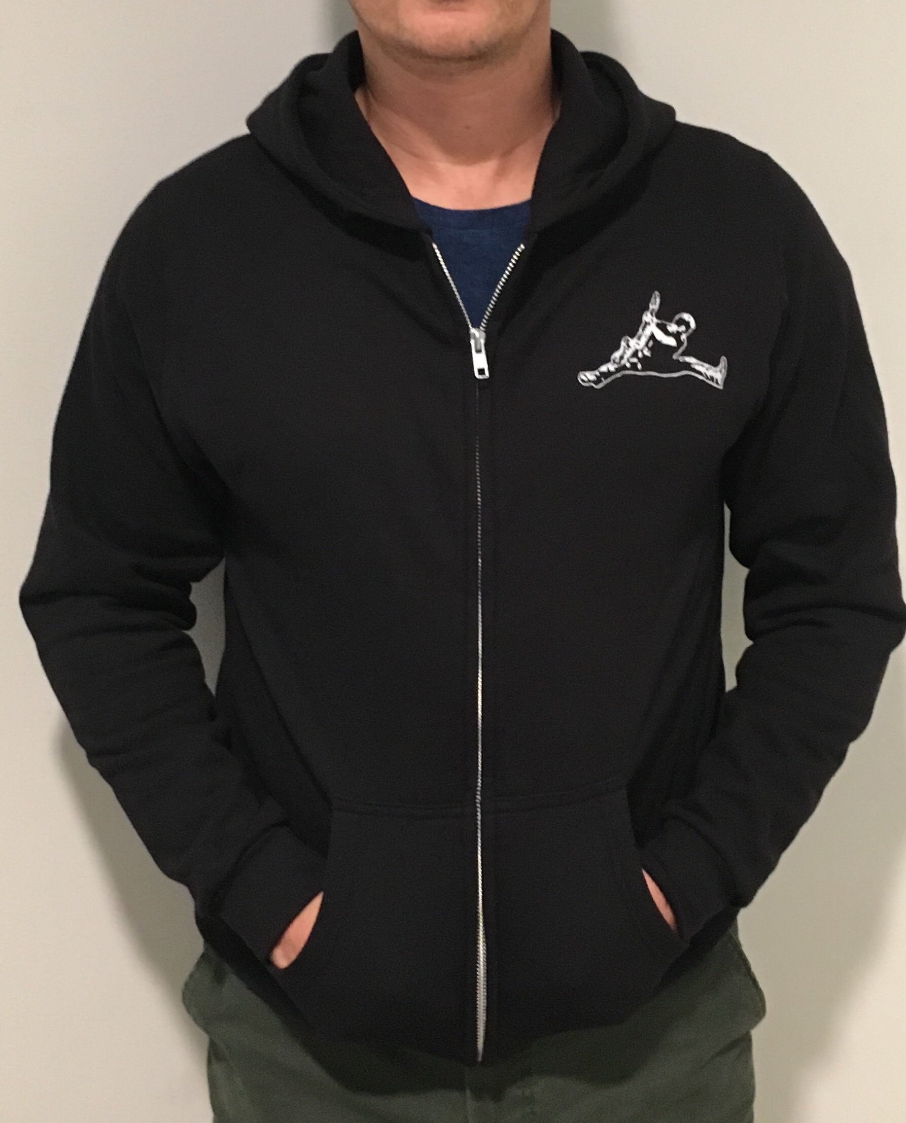 Springen Hoodie/Sweatshirt Mit Voller Reißverschluss Springen Hoodie/Sweatshirt Mit Voller Reißverschluss von JohnnyPisano