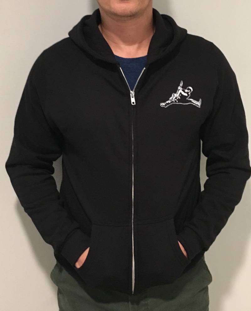 Springen Hoodie/Sweatshirt Mit Voller Reißverschluss von JohnnyPisano