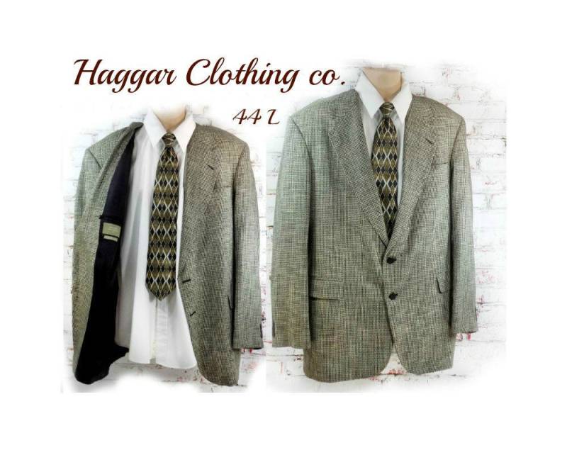 Leichter Herren Blazer - Frühling Sportmantel Seiden Brauner # 18 von JohnnysApparel