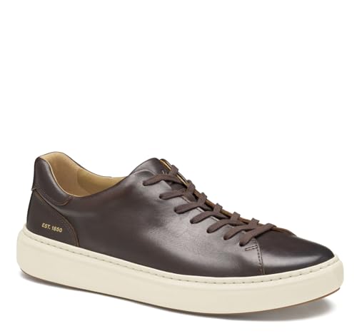 Johnston & Murphy Anders Herren-Sneaker mit Schnürung bis zu den Zehen, Mahagoni Vollmaserung, 44 EU von Johnston & Murphy