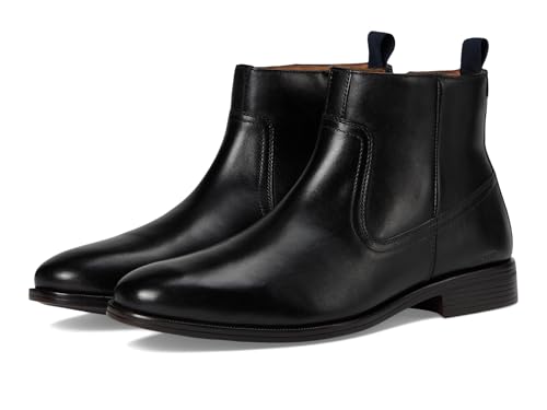 Johnston & Murphy Herren Reeve Zip Boots Ankle, Schwarze Vollmaserung, 43 EU von Johnston & Murphy