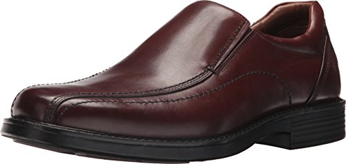 Johnston & Murphy Herren Stanton Moc Ven Slip-on Loafer, Schwarz, Rotbraunes, wasserdichtes Nubuk, 10 US X-Wide von Johnston & Murphy