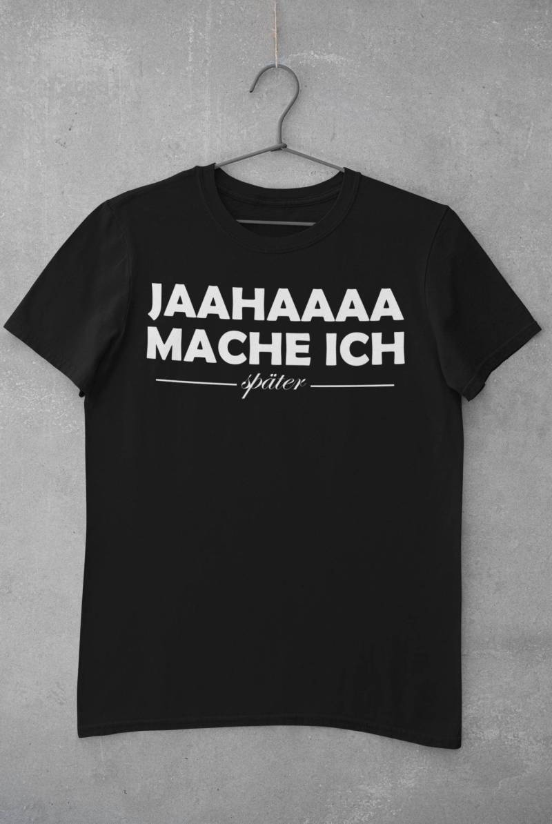 Herren T-Shirt "Mache Ich"/Bügelbild von JohnyLion
