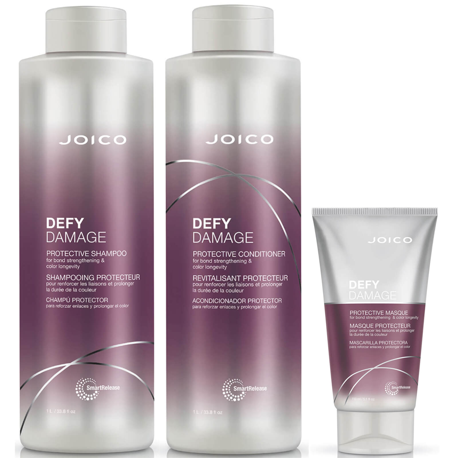 Joico Defy Damage Shampoo, Conditioner and Masque Set von Joico