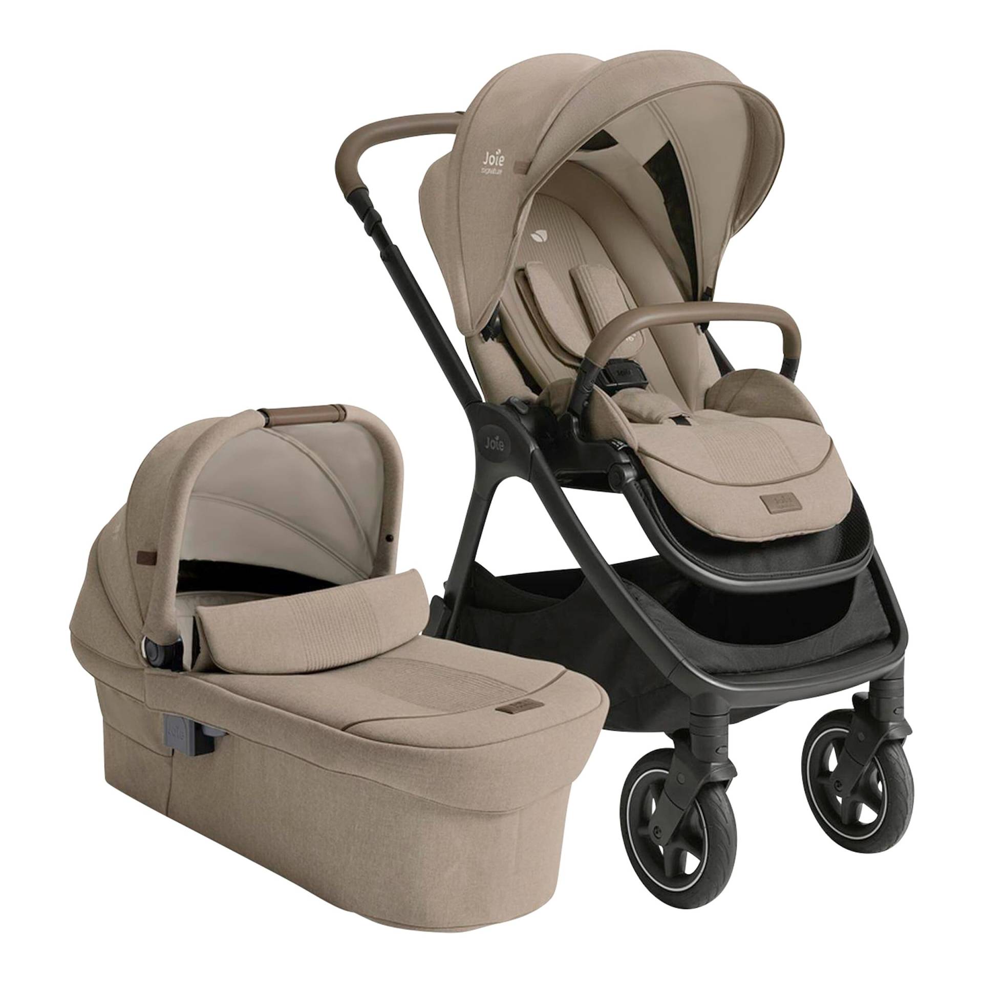 Joie Signature Kombikinderwagen Finiti inkl. Tragewanne Ramble XL beige von Joie