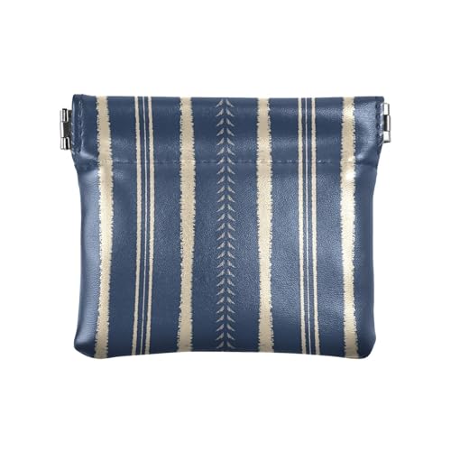 Chic Blue Stripes Navy Wallet Pouch, Womens Wallets Slim, Leather Coin Purse, Chic Blue Stripes Navy, 4.33x3.74In, Chic Blue Stripes Navy Chic Blue Stripes Navy Wallet Pouch, Womens Wallets Slim, Leather Coin Purse, Chic Blue Stripes Navy, 4.33x3.74In, Chic Blue Stripes Navy von Joitme