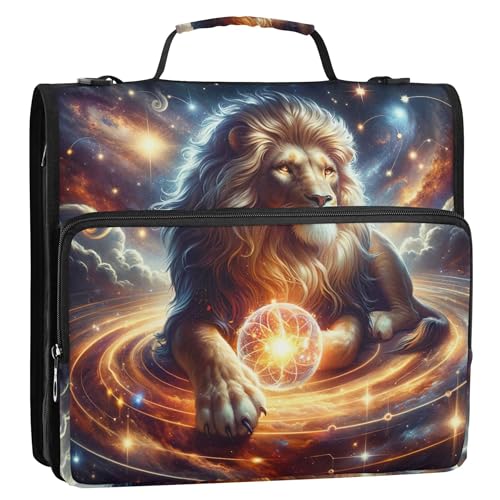Galactic Leo Orange Ordner-Ordner, Zip-Ordner, große Ordner von Joitme