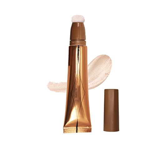 Highlighter Beauty Wand,Flüssige Kontur Beauty Wand,Shimmer Liquid Face Highlighter,Gesichts Highlighter und Bronze Stick mit Kissen Applicator befestigt,Rouge Stift für Gesicht Wangenknochen (04#) von Joittey