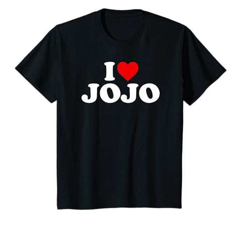 I Love Jojo Shirt für Jungen Mädchen Kleinkind Kinder Jugend T-Shirt I Love Jojo Shirt für Jungen Mädchen Kleinkind Kinder Jugend T-Shirt von Jojo Gifts