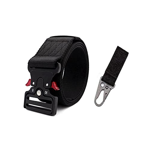 Jojomino 5,0cm breite taktische Militär-Nylon-Taillengurte Quick Release Training Nylon gewebter Gürtel von Jojomino