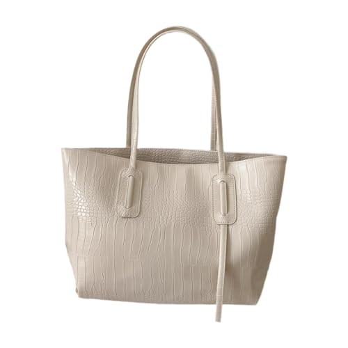 Damen-Tragetasche, PU-Leder, Schultertasche, leicht, großes Fassungsvermögen, 45 x 37 x 29 cm von Jojomis