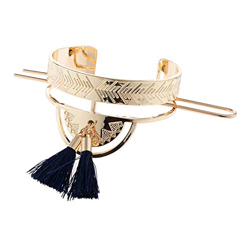 Elegante goldene Haarknoten Clip für Frauen, stilvolles hohles Quasten-Design, Legierung, Haarschmuck für Partys, Hochzeiten Elegante goldene Haarknoten Clip für Frauen, stilvolles hohles Quasten-Design, Legierung, Haarschmuck für Partys, Hochzeiten von Jojomis