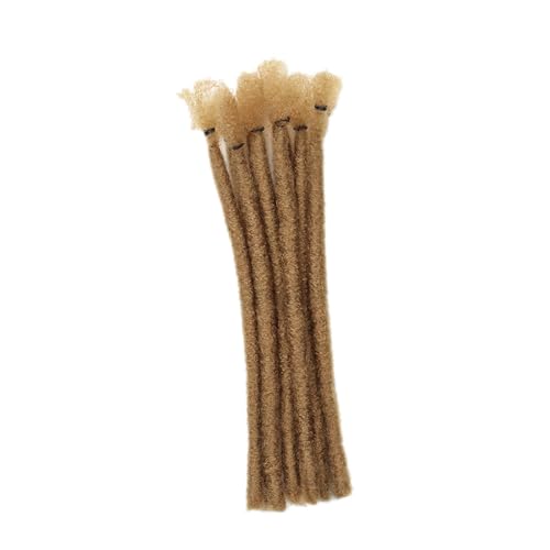 Haarverlängerung, gedrehtes Zopf, DIY-Zubehör, 20 cm, Dreadlock-Flechthaar für Cosplay, Herren, Reisen, Bühnenauftritte, Braun, 10 Stück Haarverlängerung, gedrehtes Zopf, DIY-Zubehör, 20 cm, Dreadlock-Flechthaar für Cosplay, Herren, Reisen, Bühnenauftritte, Braun, 10 Stück von Jojomis