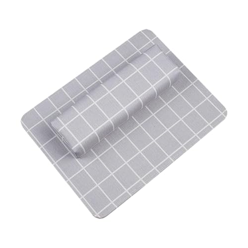 Nagelkunst-Handstütze mit Matte für Techniker, professionelles Maniküre-Handkissen und Armlehnen-Kissen-Set, 29,5 x 38,5 cm, Matte mit 28 x 9 cm Handauflage, PU-Leder, Grau Nagelkunst-Handstütze mit Matte für Techniker, professionelles Maniküre-Handkissen und Armlehnen-Kissen-Set, 29,5 x 38,5 cm, Matte mit 28 x 9 cm Handauflage, PU-Leder, Grau von Jojomis