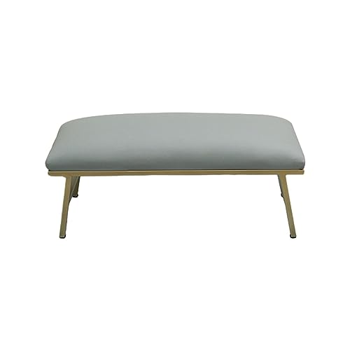 Nagelstützkissen für den Schreibtisch, PU-Leder, Armlehne für Maniküre-Profis, 35 x 12 x 16 cm, Hand-/Handgelenkstützkissen für Nagelstudio, Hellgrau von Jojomis