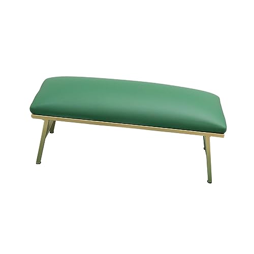 Nagelstützkissen für den Schreibtisch, PU-Leder, Armlehne für Maniküre-Profis, 35 x 12 x 16 cm, Handgelenkstützkissen für Nagelstudio, Grün von Jojomis