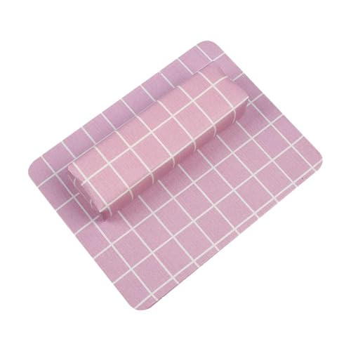 Nail Art Handstütze mit Matte für Techniker, professionelles Maniküre-Handkissen und Armlehnen-Kissen-Set, 29,5 x 38,5 cm Matte mit 28 x 9 cm Handauflage, PU-Leder von Jojomis