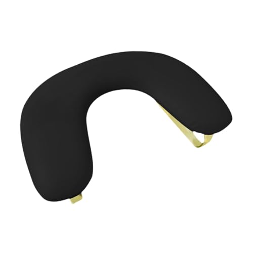 U-förmige Armlehne, abnehmbares Handauflage, Kissen, Nägel, Kunstzubehör, tragbar, rutschfest, für Nagelstudiobedarf, Heim-DIY-Schreibtisch, Schwarz von Jojomis