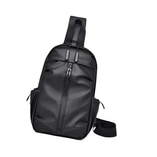 jojomis Herren Brusttasche Reisetasche Mini Crossbody Tasche für Outdoor Sport Radfahren Camping Schwarz jojomis Herren Brusttasche Reisetasche Mini Crossbody Tasche für Outdoor Sport Radfahren Camping Schwarz von Jojomis