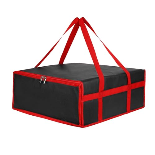 jojomis Isolierte Liefertasche für heiße und kalte Speisen, Pizzaträger, Thermo-Lunchbox, Picknick-Tragetasche, wasserdicht, leicht zu reinigen, Vlies, kariert, 50 x 50 x 20,5 cm jojomis Isolierte Liefertasche für heiße und kalte Speisen, Pizzaträger, Thermo-Lunchbox, Picknick-Tragetasche, wasserdicht, leicht zu reinigen, Vlies, kariert, 50 x 50 x 20,5 cm von Jojomis