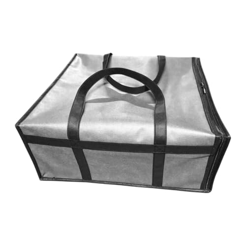 jojomis Isolierte Pizza-Liefertasche, Thermo-Speisenwärmer mit Reißverschluss für den persönlichen professionellen Gebrauch, Grau, 40 x 40 x 15 cm jojomis Isolierte Pizza-Liefertasche, Thermo-Speisenwärmer mit Reißverschluss für den persönlichen professionellen Gebrauch, Grau, 40 x 40 x 15 cm von Jojomis