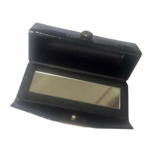 jojomis Lippenstift-Etui aus PU-Leder mit Spiegel, Make-up-Tasche, Lipgloss-Halter, Kosmetik-Organizer, Rot / Schwarz, Krokodil-Druck von Jojomis