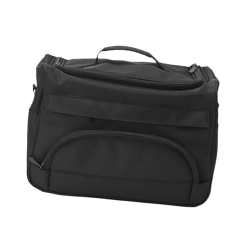 jojomis Make-up-Tasche, Organizer, Reise-Kulturbeutel, große Kapazität, Kosmetik-Aufbewahrungstasche für Pinsel, persönliche Gegenstände, 34,5 x 24,5 x 20 cm, Schwarz, 1 Stück von Jojomis