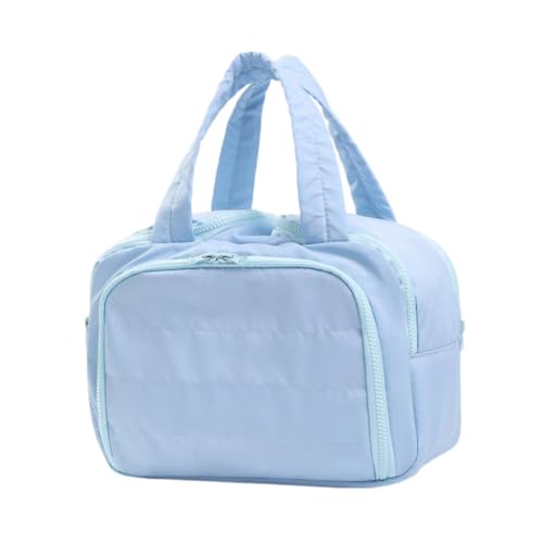 jojomis Reise-Make-up-Aufbewahrungstasche, wasserdicht, Kosmetiktasche für Hotel, Ehefrau, Polyester-Schwamm, Kulturbeutel, Organizer, 31 x 14 x 20 cm, Blau, 1 Stück von Jojomis