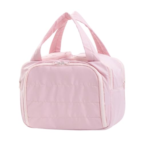 jojomis Reise-Make-up-Aufbewahrungstasche, wasserdicht, Kosmetiktasche für Hotel, Ehefrau, Polyester-Schwamm, Kulturbeutel, Organizer, 31 x 14 x 20 cm, Pink, 1 Stück von Jojomis