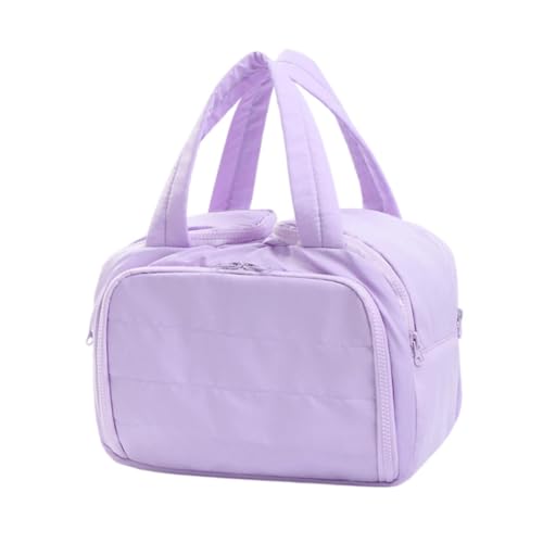 jojomis Reise-Make-up-Aufbewahrungstasche, wasserdicht, Kosmetiktasche für Hotel, Ehefrau, Polyester-Schwamm, Kulturbeutel, Organizer, 31 x 14 x 20 cm, Violett, 1 Stück von Jojomis