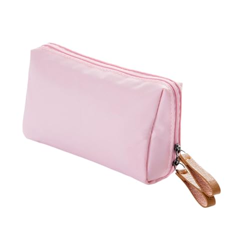 jojomis Reise-Make-up-Tasche, Mehrzweck-Kosmetik-Organizer, wasserdicht, tragbar, Kulturbeutel für Urlaub, Konzert, Pendeln, 16 x 10 x 7 cm, rose, 1 Stück von Jojomis