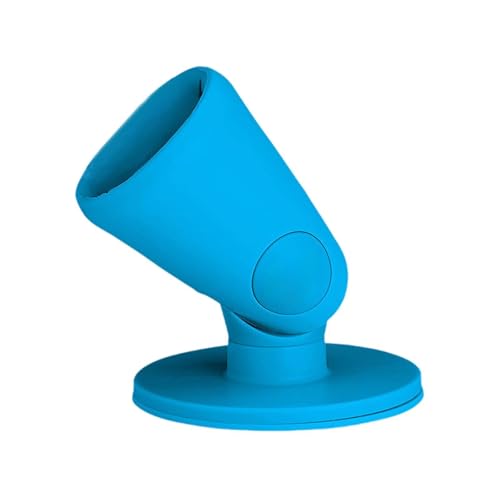 jojomis Silikon-Organizer für Nagellackflaschen, tragbarer Nagellackhalter mit Saugnapf, 7,5 x 9,5 cm, tragbares Maniküre-Werkzeug, Blau von Jojomis