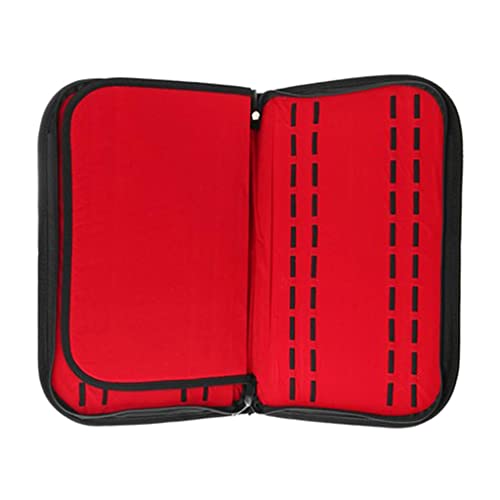 jojomis Uhrenetui aus Leder mit 20 Schlitzen für Herren und Damen, große Uhren-Aufbewahrungsbox mit Samt-Innenseite, Reißverschluss, tragbarer Reise-Organizer, 39 x 29 cm von Jojomis