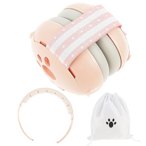 Gehörschutz Baby, 2 in 1 Baby Kopfhörer Lärmschutz Neugeboren mit Verstellbares Kopfband und Gepolstertem, Ohrenschützer Kinder für Babys bis 48 Monate Geeignet zum Schlafen Reisen in lauter Umgebung von Jokapy
