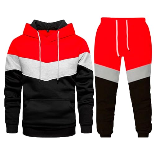 Trainingsanzug Herren Classico - Jogging-Hose & Jacke Fashion Trainingsanzug Jogginganzug Y2K Herren Home Office & Fußball Sind Atmungsaktiv 2-Teilig Tracksuit mit Hoodie und Sporthose von JokeLomple