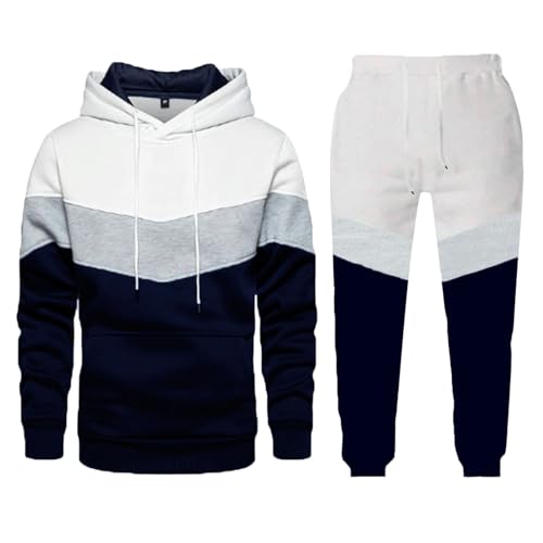 Trainingsanzug Herren Classico - Jogging-Hose & Jacke Fashion Trainingsanzug Jogginganzug Y2K Herren Home Office & Fußball Sind Atmungsaktiv 2-Teilig Tracksuit mit Hoodie und Sporthose von JokeLomple
