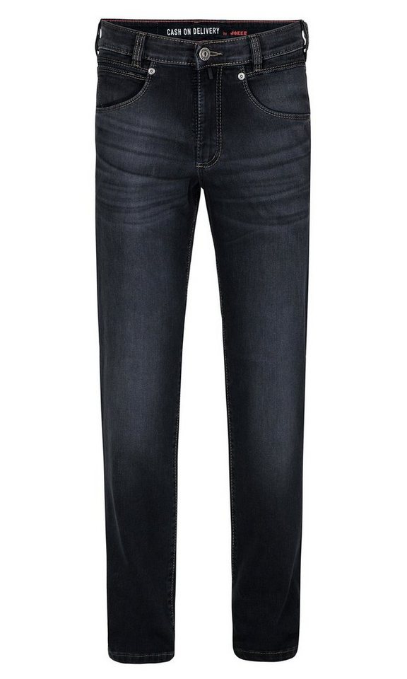 Joker 5-Pocket-Jeans Freddy 1982562 Black Denim Stretch von Joker