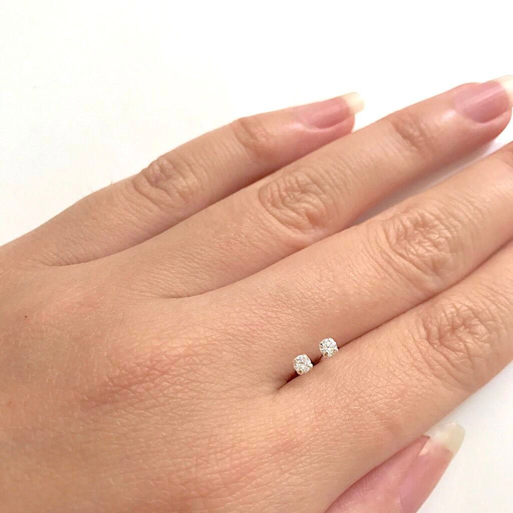 2, 5 Mm Ohrstecker, Sterling Silber Zirkonia, Kleine Ohrringe, Geburtsstein Knorpel, Helix, Runder Cz Bolzen 2, 5 Mm Ohrstecker, Sterling Silber Zirkonia, Kleine Ohrringe, Geburtsstein Knorpel, Helix, Runder Cz Bolzen von JoliArgent
