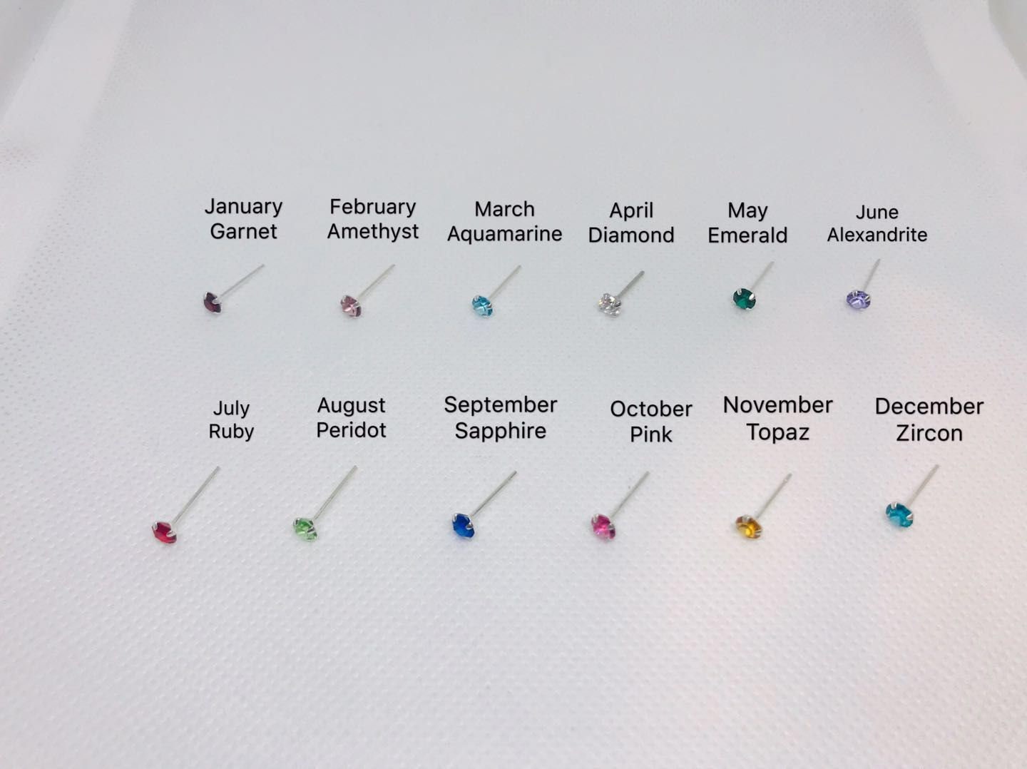 sterling Silber 1, 5 Mm Ohrstecker, 12 Geburtssteine Cubic Zirconia Kleine Kristallohrringe, Knorpel, Helix sterling Silber 1, 5 Mm Ohrstecker, 12 Geburtssteine Cubic Zirconia Kleine Kristallohrringe, Knorpel, Helix von JoliArgent