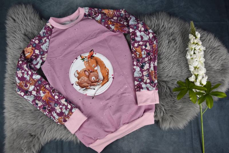 Raglan Pullover Stoffduo Gr 140/146 Raglan Pullover Stoffduo Gr 140/146 von JolieLolaHandmade