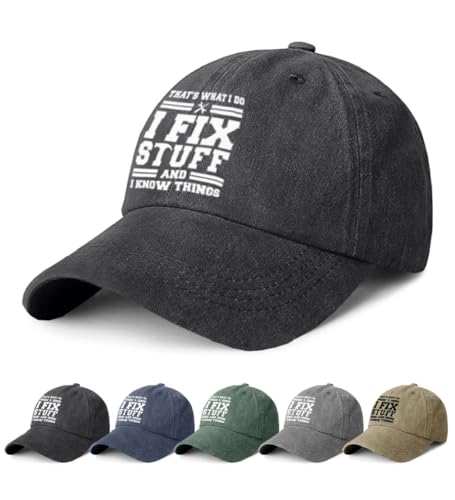 Joligiao Baseball Kappen Herren Basecap Geschenk Lustige Verstellbare Strapback Hüte Vintage Unisex Cap Lässige und Bequeme Baseballkappe Gewaschene Baumwolle Baseball Cap Bedruckte Baseballmütze von Joligiao