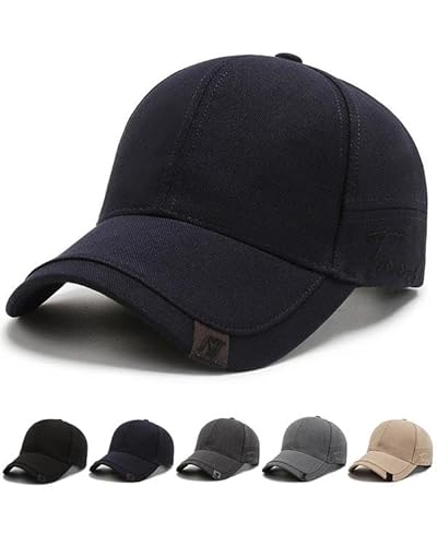 Joligiao Basecap Herren Baseballkappe für Herren und Damen Unisex Cap Einstellbare Pure Colour Outdoor Baseball Cap Sport Cool Mode Baseballmütze Modischste Cotton Cap Marineblau Einheitsgröße Joligiao Basecap Herren Baseballkappe für Herren und Damen Unisex Cap Einstellbare Pure Colour Outdoor Baseball Cap Sport Cool Mode Baseballmütze Modischste Cotton Cap Marineblau Einheitsgröße von Joligiao