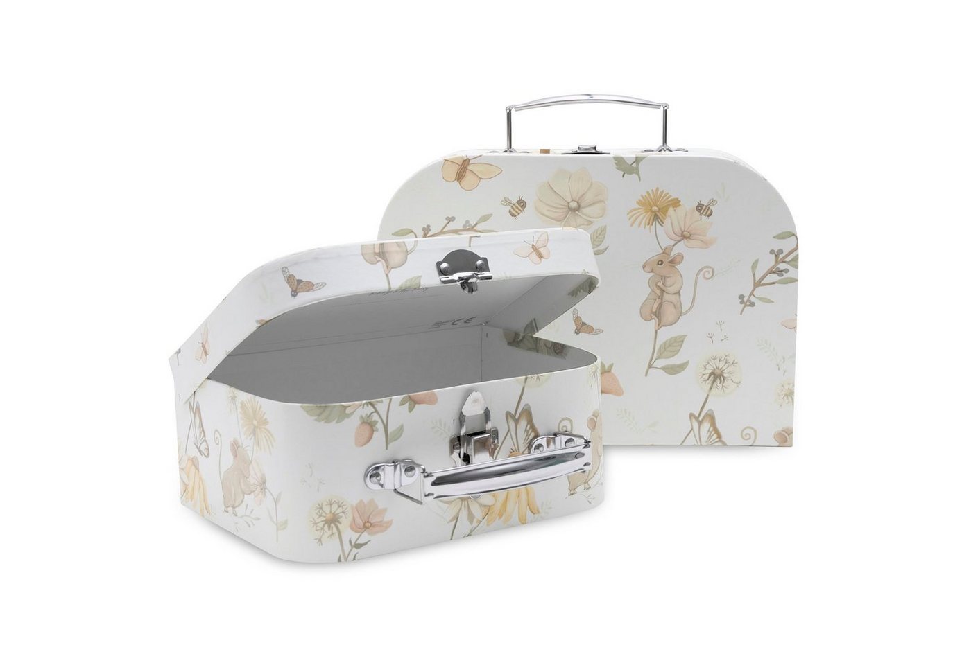 Jollein Kinderkoffer Jollein Spielkoffer Dreamy Mouse Maus 2er Set von Jollein