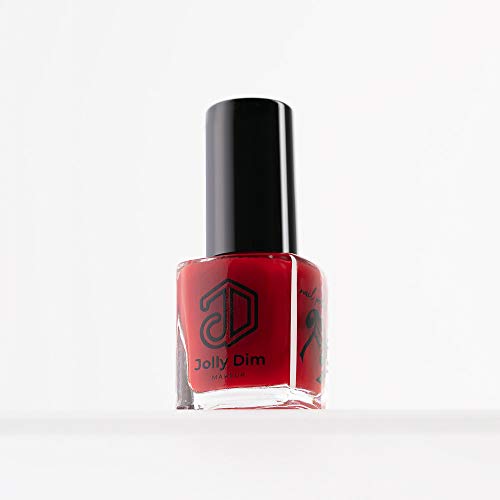 Jolly Dim by Inglot Nail Polish Carmine 5. Nagellack mit Hochglanzeffekt von Jolly Dim Makeup