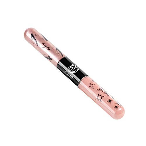 Jolly Dim by Inglot Eyes & Glow Duo Set Rose Gold 4. 2-in-1 Liquid Eyeshadow Rose Gold 4 & Liquid Highlighter Rose Carmel 4. Gesichts- und Augen-Make-up-Set von Jolly Dim Makeup