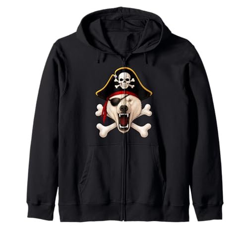 Eisbär Pirat Jolly Roger Flagge Halloween Jungen Mädchen Kinder Kapuzenjacke Eisbär Pirat Jolly Roger Flagge Halloween Jungen Mädchen Kinder Kapuzenjacke von Jolly Roger Polar Bear Pirate Halloween