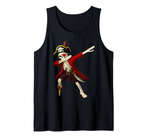 Dabbing Skelett Pirat Jolly Roger Halloween Jungen Mädchen Tank Top Dabbing Skelett Pirat Jolly Roger Halloween Jungen Mädchen Tank Top von Jolly Roger Skeleton Pirate Halloween