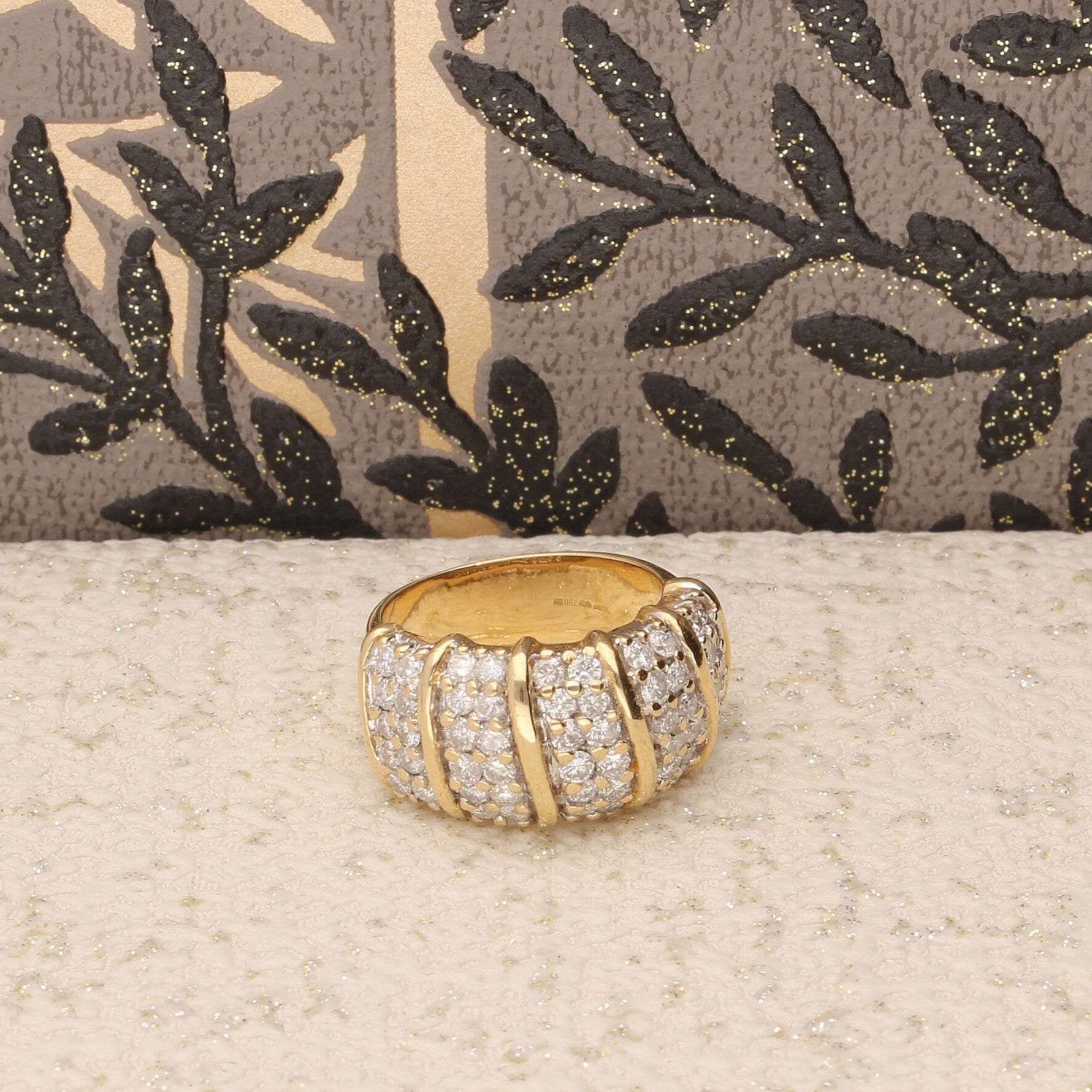 2.00Ct Diamant 18Carat Gelbgold Cluster Ring, Mode Ring von JollysJewellers