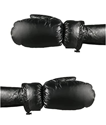 Jolmo Lander Gänsedaunen-Handschuhe Winter Daunenfäustlinge Camping Wandern Ski Handschuhe, Schwarz , Einheitsgröße von Jolmo Lander