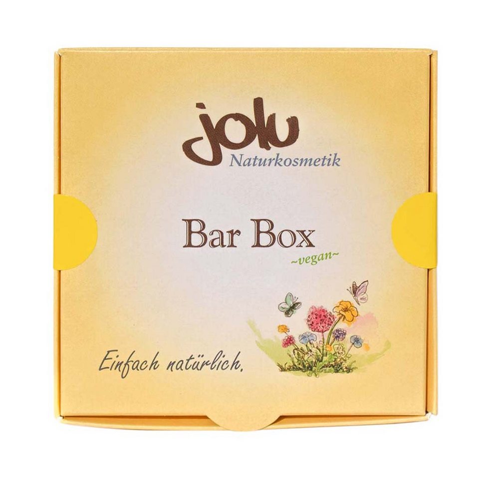 Jolu Feste Duschseife Bar Box - 2x Shampoo Bar + 2x Dusch Bar von Jolu
